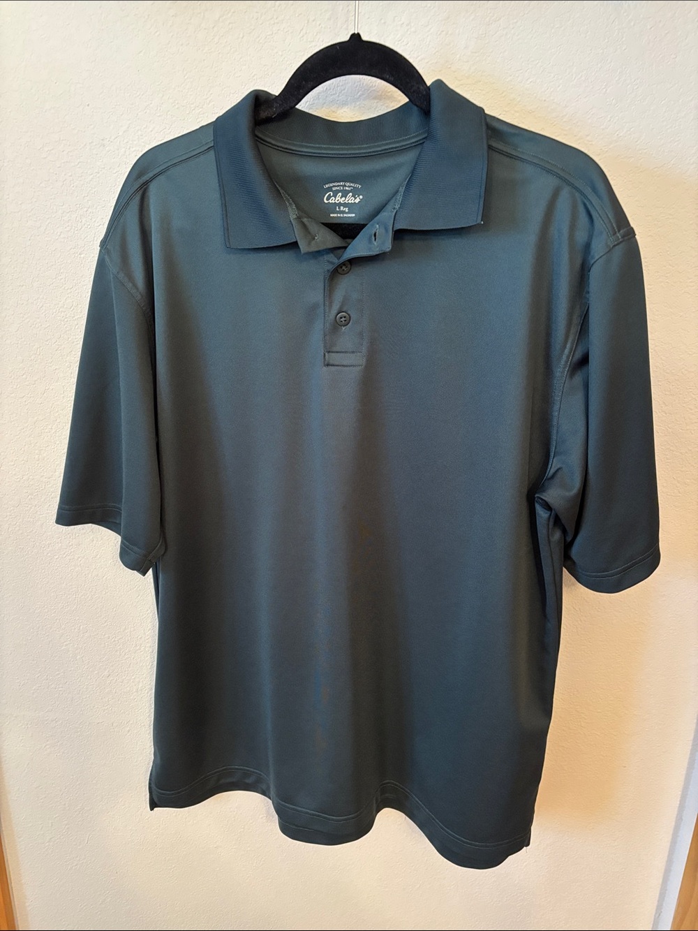 Cabela's Men's Teal Green Polo Shirt